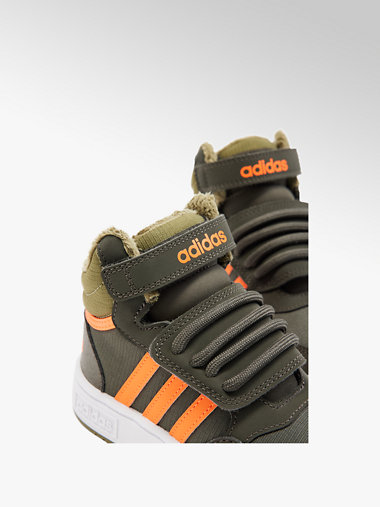 adidas Gef tterte Mid Cut Klettschuhe HOOPS MID 3.0 AC I in Gr n